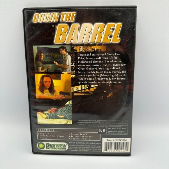 Down The Barrel Luke Perry NR Digiview Entertainment DVD Action Thriller 75 Min - Picture 2 of 3